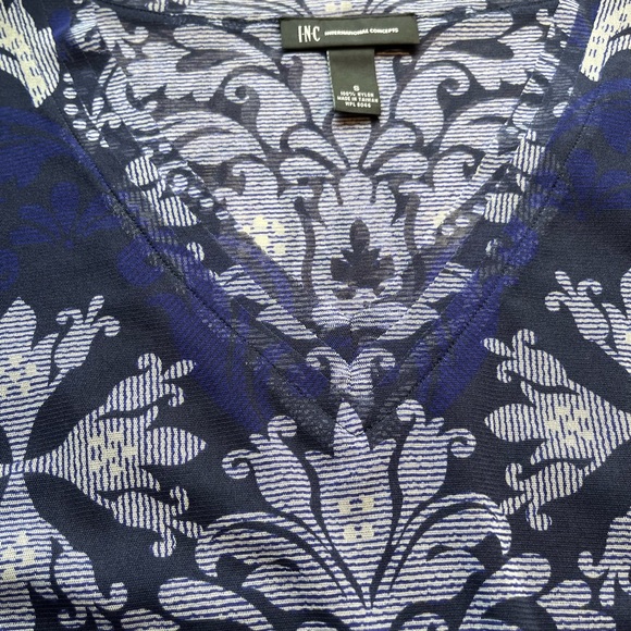 I.N.C. International Concept woman’s long sleeve blouse - Picture 9 of 11